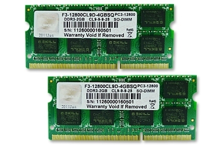 g.skill 4GB DDR3-1600 SQ