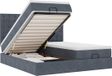 vidaXL Ottoman Bed with Mattresses 180x200cm Velvet Dark Grey