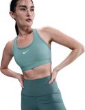 Nike Sport BH Swoosh Medium Support - Groen - Maat L