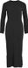 VILA Maxi jurk VIKERRY Knit Black Beauty XL