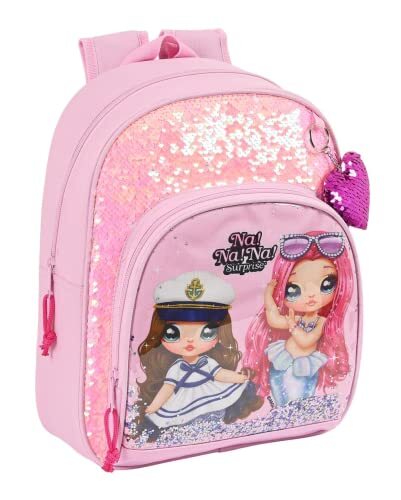 Safta - Kinderrugzak Adapt. Trolley Nanana Sparkles 28 x 34 x 10 cm, meerkleurig (612264609)