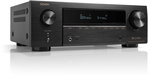 Denon AVR-X1800H AV Receiver - 7.2 kanalen, HEOS, 8K, DAB, Bluetooth, WiFi - Zwart