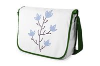 Bonamaison Digitally Printed Messenger School Bag with Khaki Strap for Students, Crossbody Bag, Courier Bag, Shoulder Bag for Kids, Girls, Boys, Size: 29x36 cm