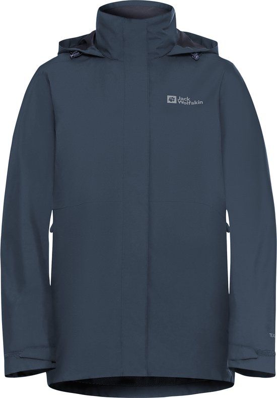 Jack Wolfskin ROTWAND 3IN1 JKT W Dames Outdoorjas - midnight sky - S - Herfst/Winter 2025