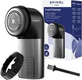 Spinel Tondeuse à tissu pour vêtements - 2 modes, sabots réglables, noir
