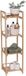 Tendance Meuble de salle de bain avec 4 étagères - bois de bambou - 104 x 30 x 30 cm - meuble de rangement / meuble mural
