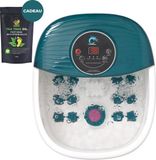 El suvon® Voetenbad met Eeltverwijderaar - Elektrisch Verwarmd Voetenbad met Massage Rollers