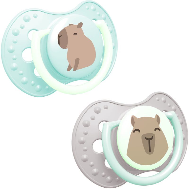 LOVI CAPICHILL Lot de 2 tétines dynamiques en silicone brillantes