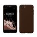 kwmobile telefoonhoesje geschikt voor Apple iPhone SE (2022) / iPhone SE (2020) / iPhone 8 / iPhone 7 - Hoesje voor smartphone - Back cover in chocoladebruin
