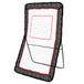 VEVOR Lacrosse rebounder voor achtertuin, volleybal stuiteren achternet, pitchback throwback honkbal softbal terugkeer trainingsscherm, verstelbare hoek schietoefenoefeningsmuur met doel