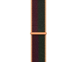 Apple Watch Sport Loop - 45 mm - Dark Cherry/Forest Green - Regular