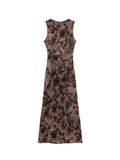 Desigual Robe marron / noir