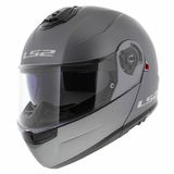 LS2 FF908 Strobe II Mat Titanium 06 Systeemhelm - Helm