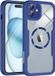 Techsuit Hoesje geschikt voor Apple iPhone 16 Plus - ColorVerse 360 Case met Screenprotector - Geschikt voor MagSafe - Blauw