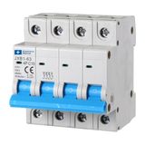 ELEKTRONOVA Stroomonderbreker 3 fasen 4P 10A C10 6kA - 4 modules DIN - 380V