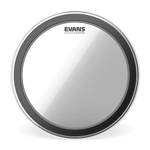 Evans EMAD Clear Bass Drum Drumvel 18 Inch