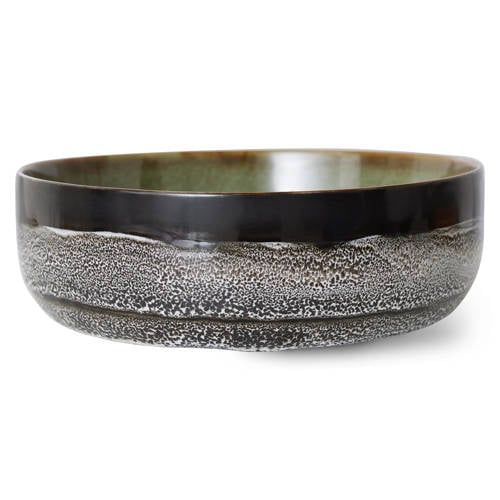 HKliving 70's Ceramic Salad Bowl Rock On