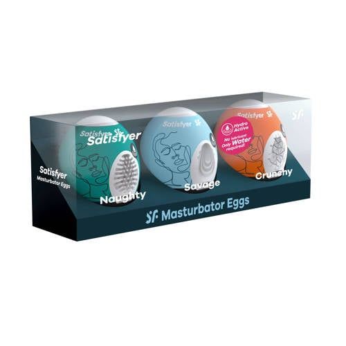 Satisfyer Masturbator Egg Set - 3 stuks
