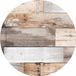 Wicotex Tafelzeil rond Woody bruin - 160 cm