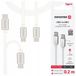 SWISSTEN Câble de charge USB-C / USB-C PD 60W, 20 cm, argenté, avec câble tressé