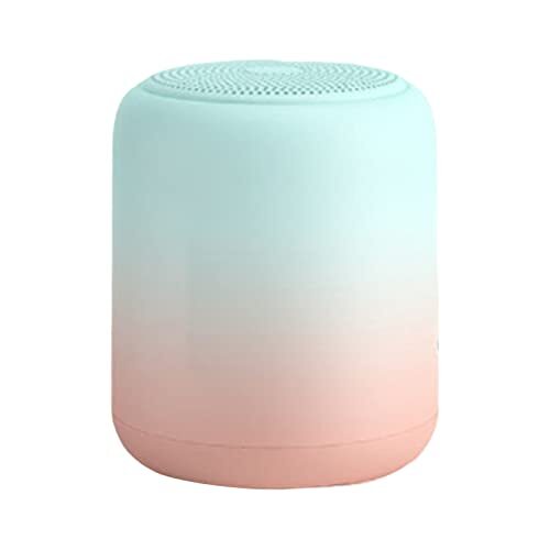 tinysiry Creatieve Bluetooth-luidspreker, kleine mini draagbare subwoofer kleine audio, IPX5 waterdichte Bluetooth-compatibele 5.0 mini-geluidskast roze blauw