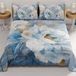 PETTI Artigiani Italiani - Zomersprei voor eenpersoonsbed, 170 x 260 cm, 100 g/m², dubbelzijdig, voor eenpersoonsbed, licht dekbed, bloemenpatroon 13, 100% Made in Italy