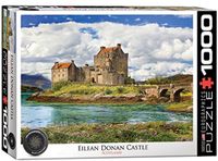 Merkloos / Sans marque Kasteel Puzzel - Landschap Legpuzzel - Ontspannend Spel - Smart-cut Technologie - 1000 Stukjes - Diverse
