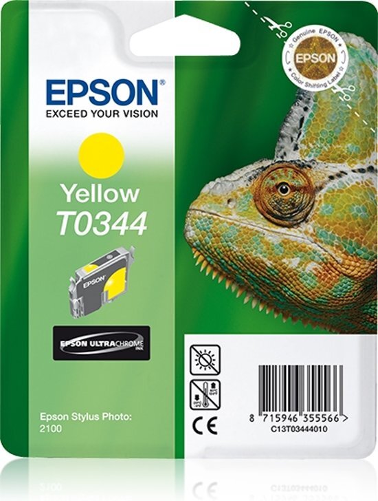 Epson T0344 - Inktcartridge / Geel