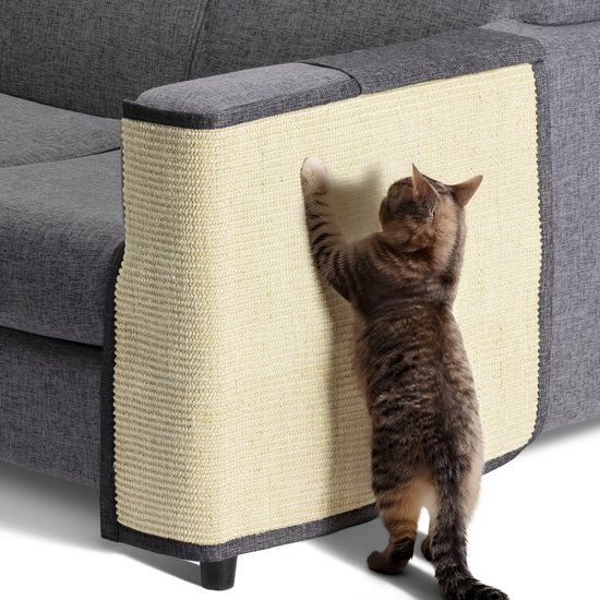 Navaris Katten Krabmat - Linkerkant - Donkergrijs