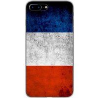 1001 coques Apple iPhone 7 Plus Siliconen hoesje Franse vlag