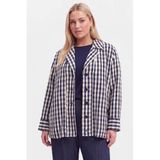 YOEK jas Plus Size - blauw
