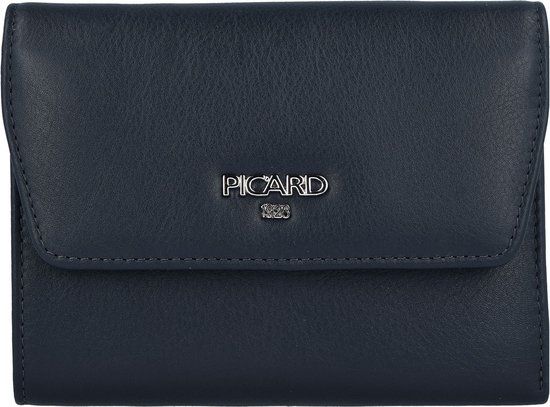 PICARD Leren Portemonnee Bingo Flap Wallet Ocean Blauw