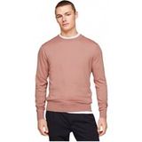 Tommy Hilfiger Ronde hals Katoen en Lyocell met Flag Ricamata Poeder MW0MW33524 TQY ROSA