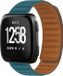 By Qubix - Siliconen Loop bandje voor Fitbit Versa 3/4 & Sense 1/2 - Indigo