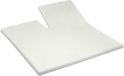 Cinderella topper hoeslaken met split - tot 15 cm matrashoogte - double jersey - 180x200/210 cm - ivoor
