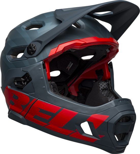 Bell Super DH MIPS Downhill Helm - Grijs - Maat S - Unisex