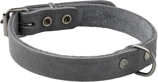 Adori Halsband Vetleder Met Print Grijs - Hondenhalsband - 16mmx40 cm grijs