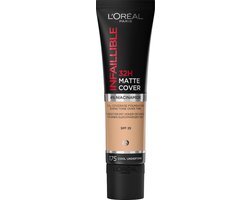 L'Oréal Make-Up Designer Infaillible 24H Matte Cover Foundation - 175 Sable - Langhoudende Matterende Foundation met SPF 18 - 35 ml