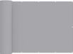 vidaXL Balkon privacy scherm 150 x 300 cm polyester lichtgrijs