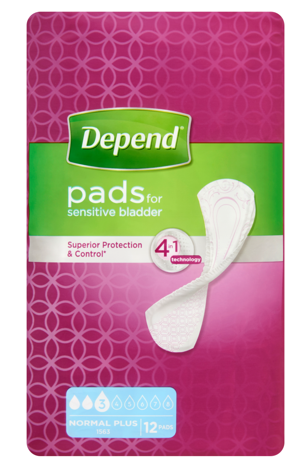 Depend Pads Normal Plus