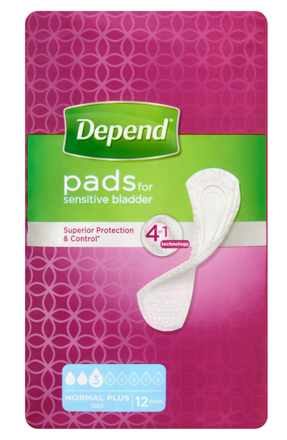 Depend Pads Normal Plus - 5029053561585