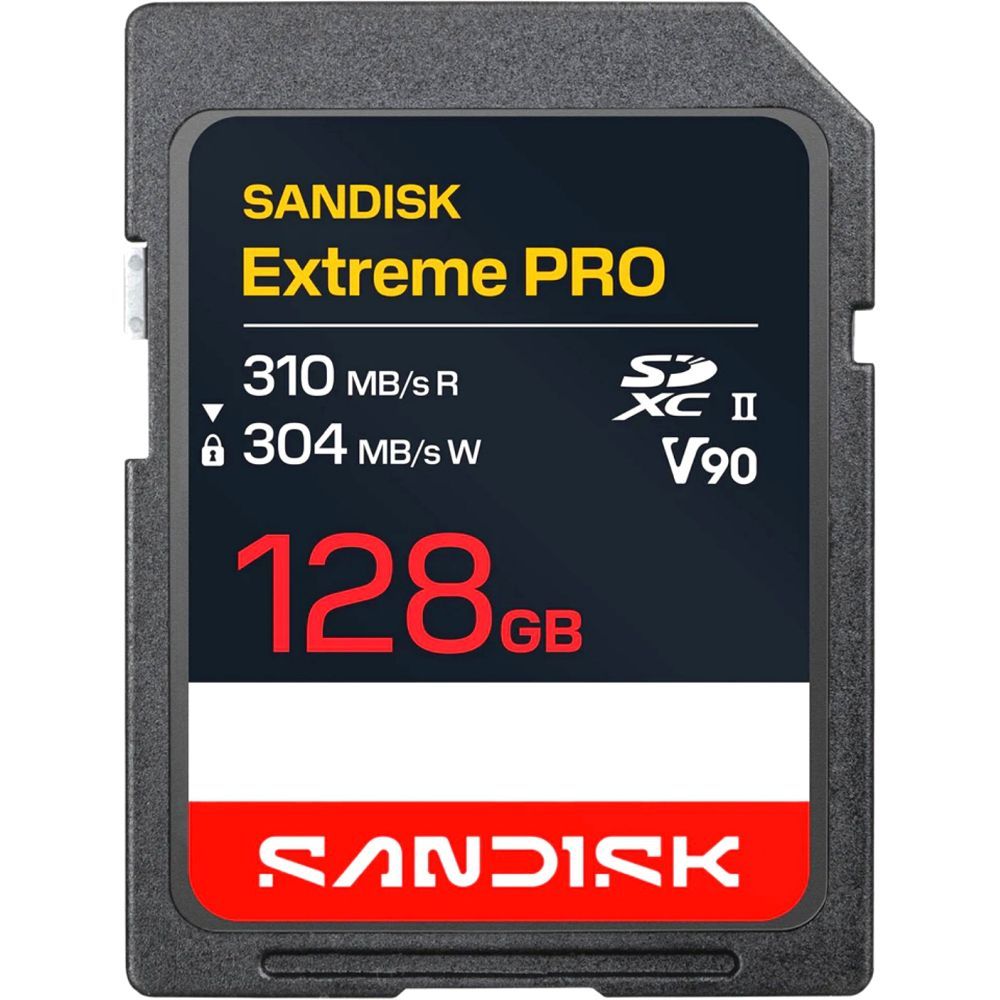 SanDisk Extreme PRO 128GB SDXC 310MB/s UHS-II V90