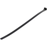 StarTech.com 25 cm Zwarte Herbruikbare Kabelbinders - 7 mm Breed, 65 mm Bundeldiameter, 22 kg Treksterkte - 1000 stuks