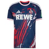 ADIDAS PERFORMANCE Tricot 'FC Köln' donkerblauw / knalrood / wit