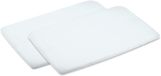 Bebeconfort Hoeslakens voor Amara, Calidoo en Zina co-sleepers en reiswiegen (set van 2), White