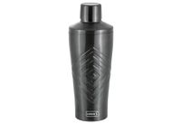 LURCH Cocktail Shaker 600ml 3-delig met geïntegreerde zeef Smokey Grey