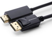 Microconnect MC-DP-HDMI-300 video kabel adapter 3 m DisplayPort Zwart