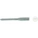Ing Fixations Boîte de 100 Vis Top-roc PVC 6x70 mm - Filet 33 mm Capuchon Blanc - A430140