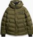 Superdry SKI SPORT PUFFER JACKET Heren Wintersportjas - Army Khaki - Maat 2XL