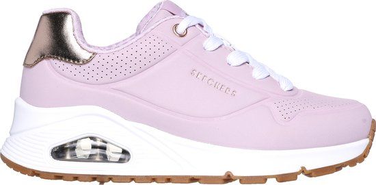 Skechers Uno Gen1 - Shimmer Away - Meisjes Sneakers - Roze - Maat 28